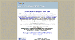 Desktop Screenshot of monamedical.com